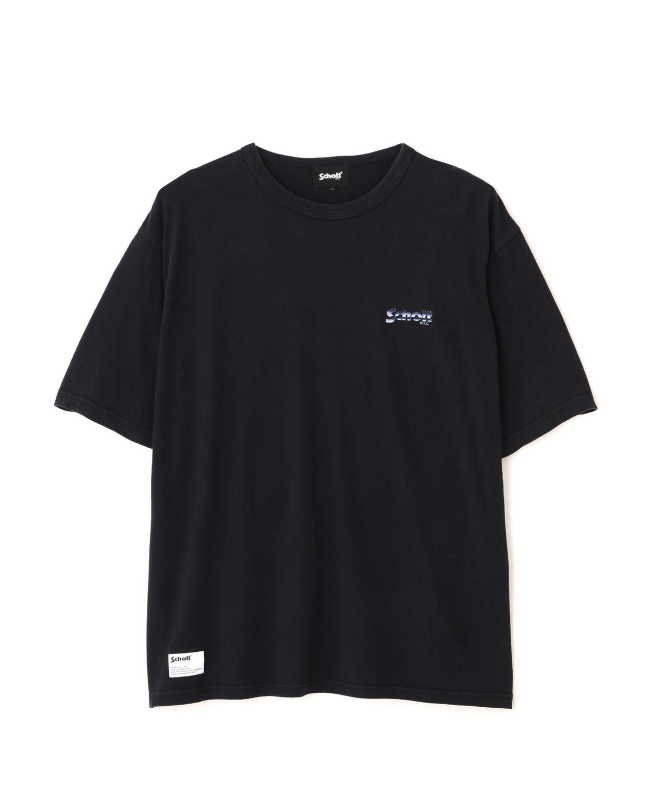 Schott Tシャツ ブラック M STORE LOCATION T-SHIRT/ストア ロケーション Tシャツ | Schott