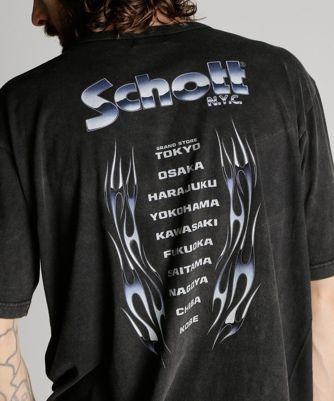 STORE LOCATION T-SHIRT/ストア ロケーション Tシャツ | Schott
