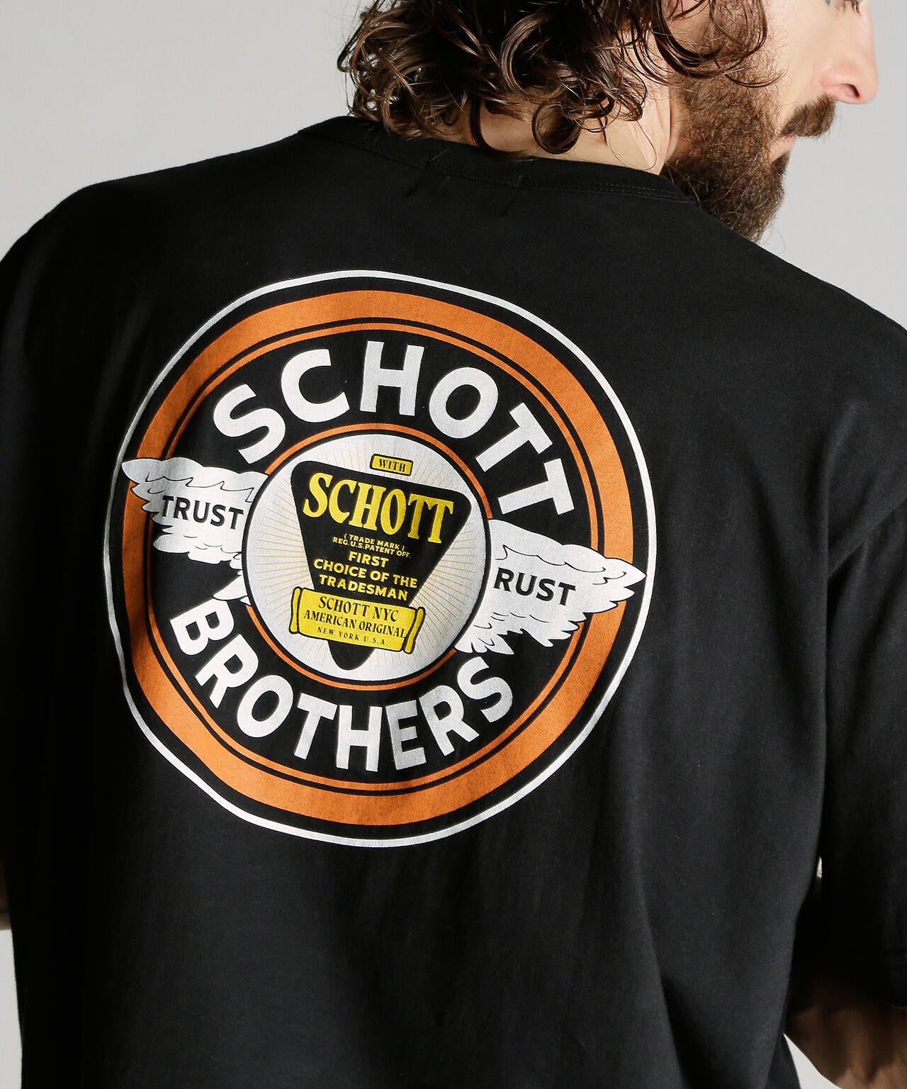 CIRCLE LOGO T-SHIRT/サークル ロゴ Tシャツ | Schott（ショット