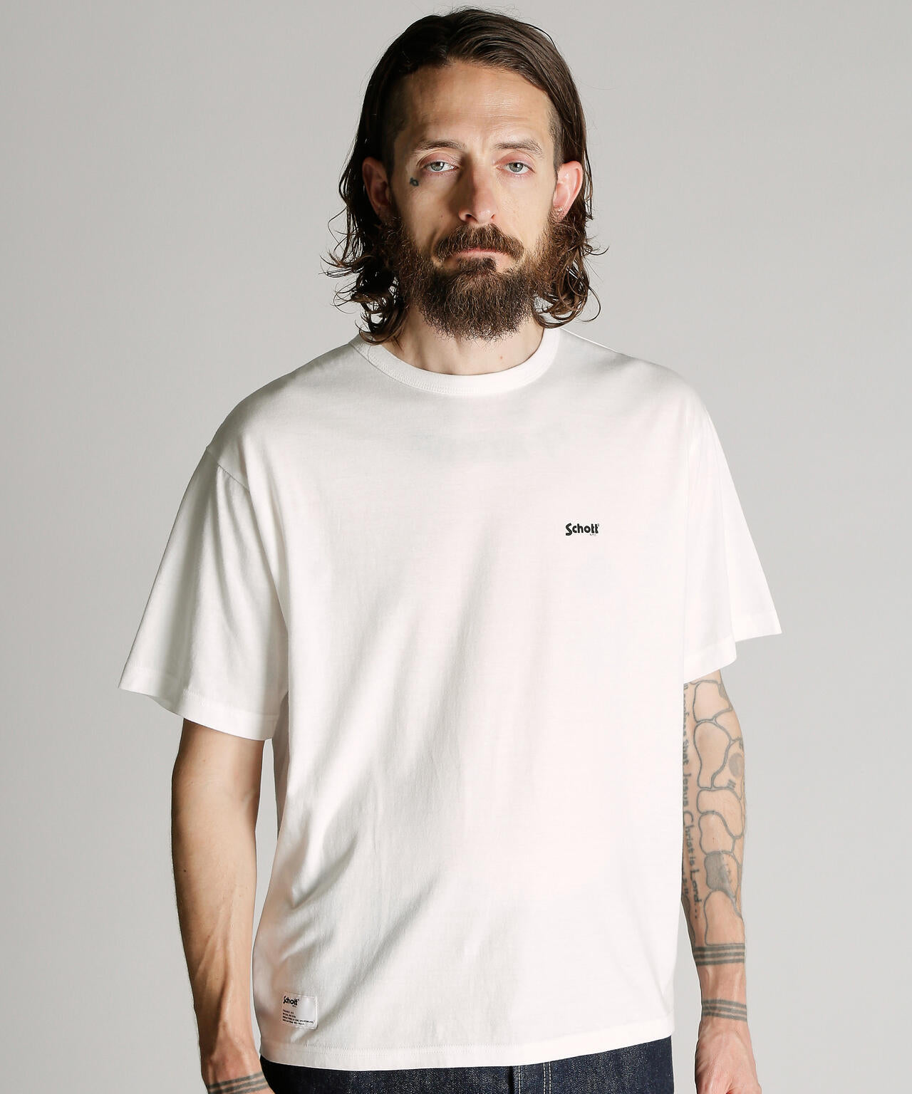 CIRCLE LOGO T-SHIRT/サークル ロゴ Tシャツ | Schott（ショット