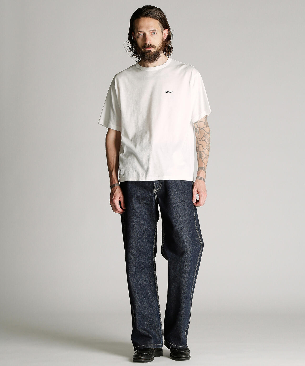 CIRCLE LOGO T-SHIRT/サークル ロゴ Tシャツ | Schott（ショット