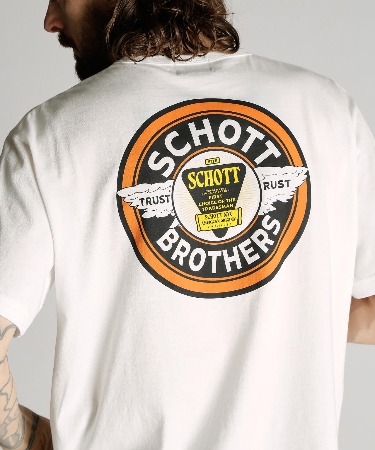 CIRCLE LOGO T-SHIRT/サークル ロゴ Tシャツ | Schott（ショット