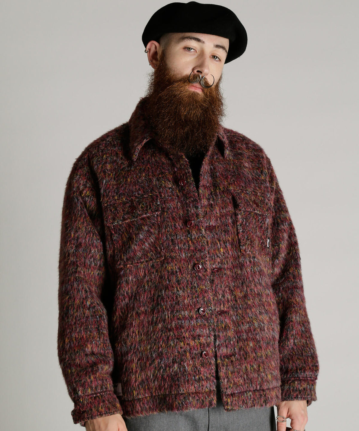 SHAGGY PLAID JKT/シャギー プレイド ジャケット