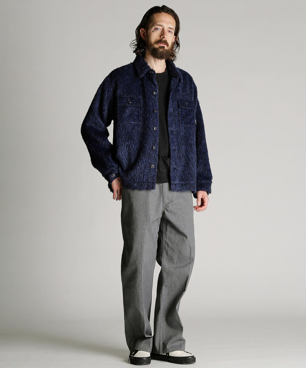 SHAGGY PLAID JKT/シャギー プレイド ジャケット