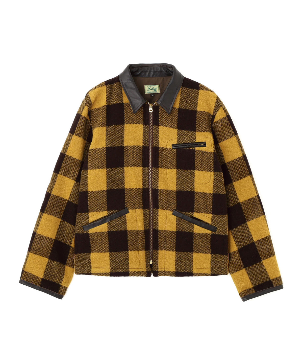 BUFFALO LEATHER COMB. JKT/バッファロー レザー コンビ ジャケット