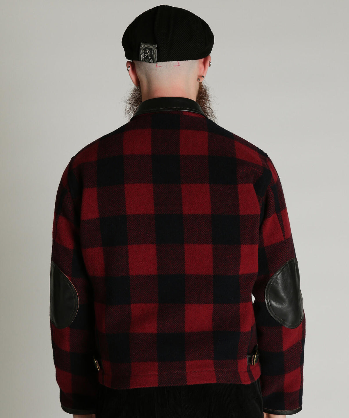 BUFFALO LEATHER COMB. JKT/バッファロー レザー コンビ ジャケット