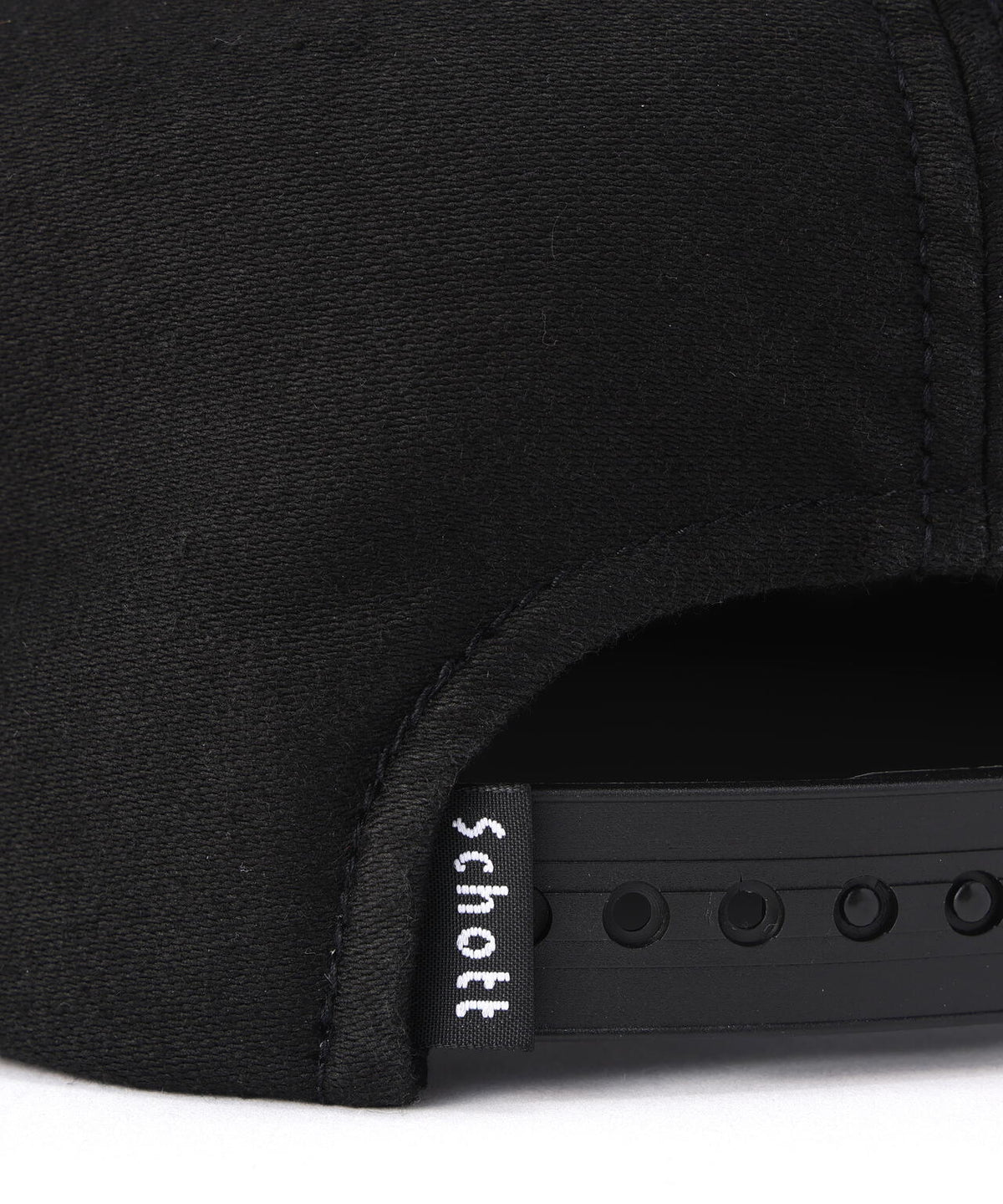 ALL BLACK 6PANEL CAP/オールブラック 6パネル キャップ