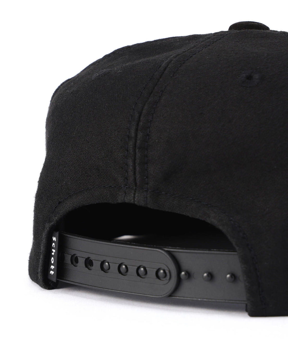 ALL BLACK 6PANEL CAP/オールブラック 6パネル キャップ