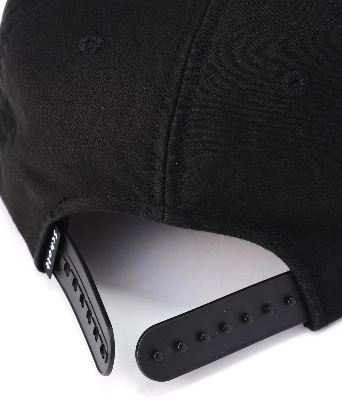 ALL BLACK 6PANEL CAP/オールブラック 6パネル キャップ