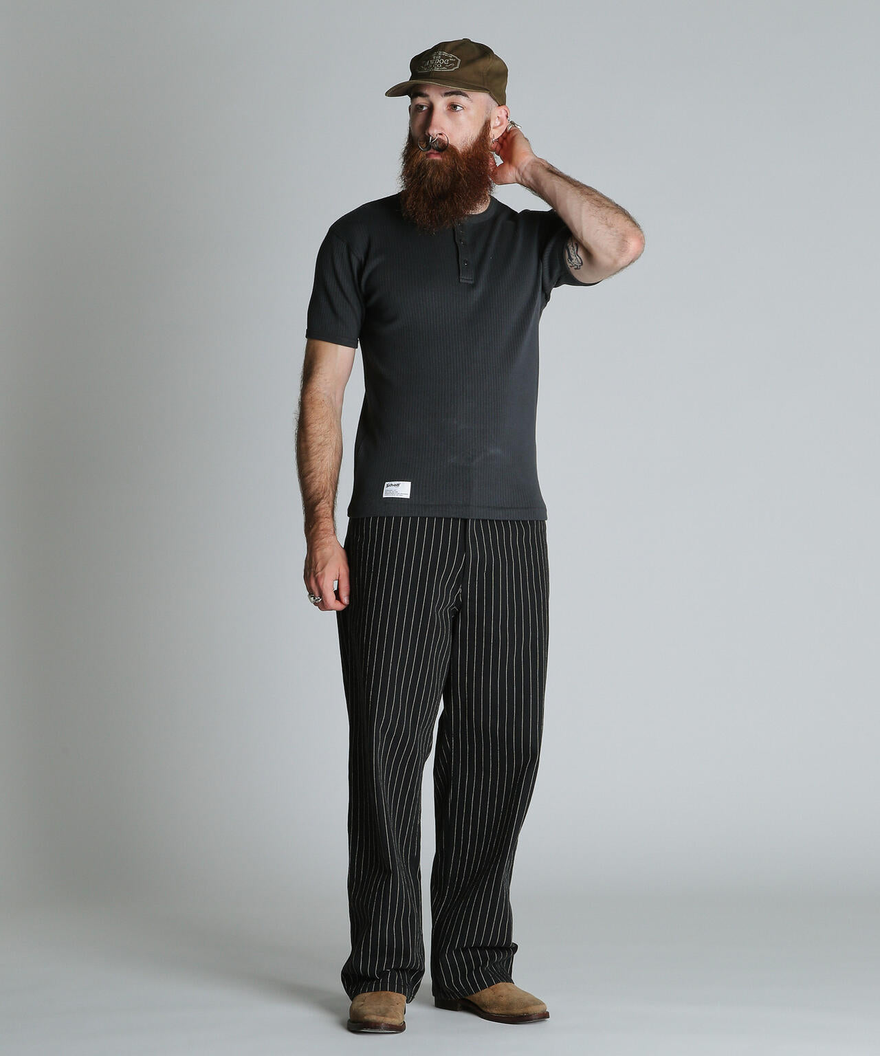 STRIPE FRISCO PANTS/ストライプ フリスコパンツ | Schott（ショット