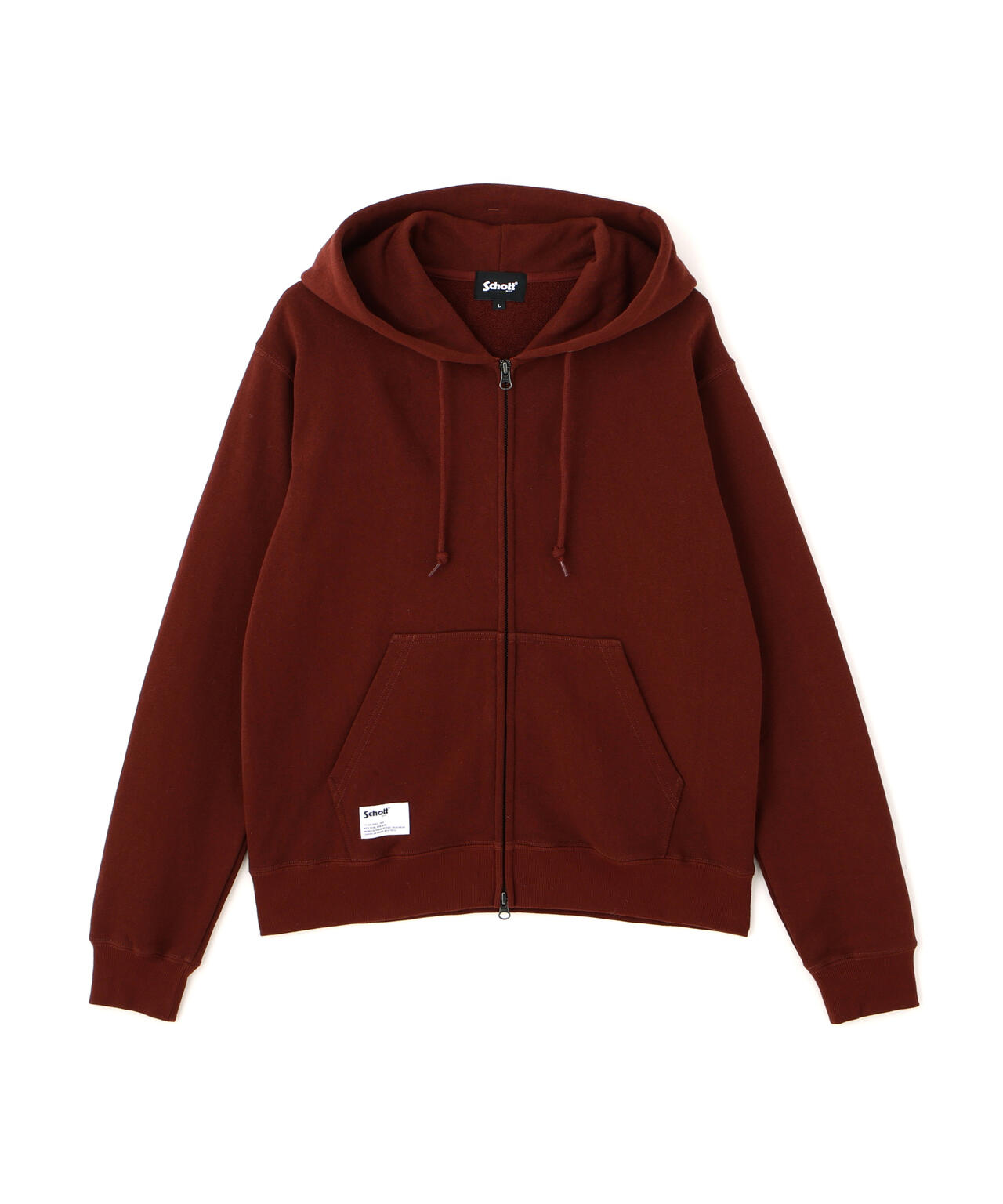 ショット（Schott）/BLANK ZIP HOODED／ブランク ジップ パーカー BLANK ZIP HOODED/ブランク ジップ パーカー | Schott（ショット
