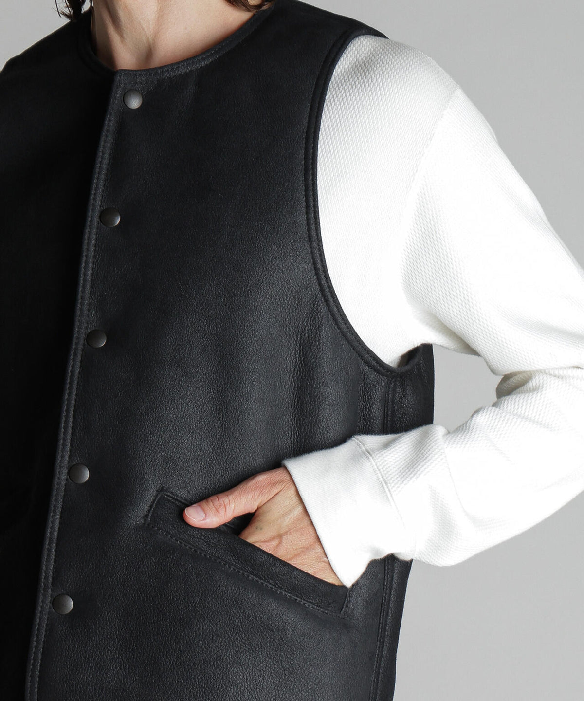 MOUTON VEST/ムートンベスト