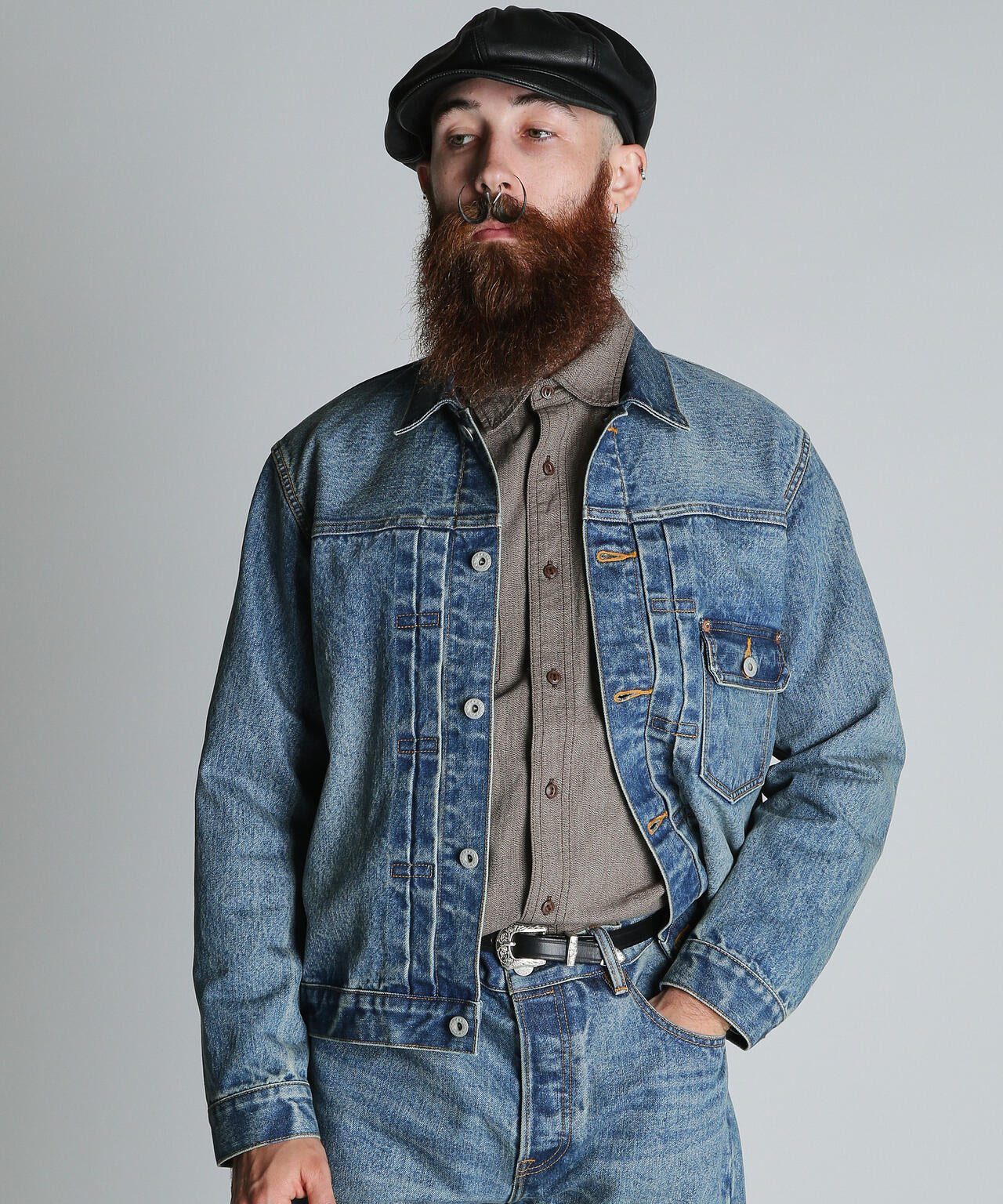 【モック】Schott LOT. 961J FP G-JKTジャケット LOT. 961J FP G-JKT USED/ファイアプルーフ デニムジャケット ユーズド