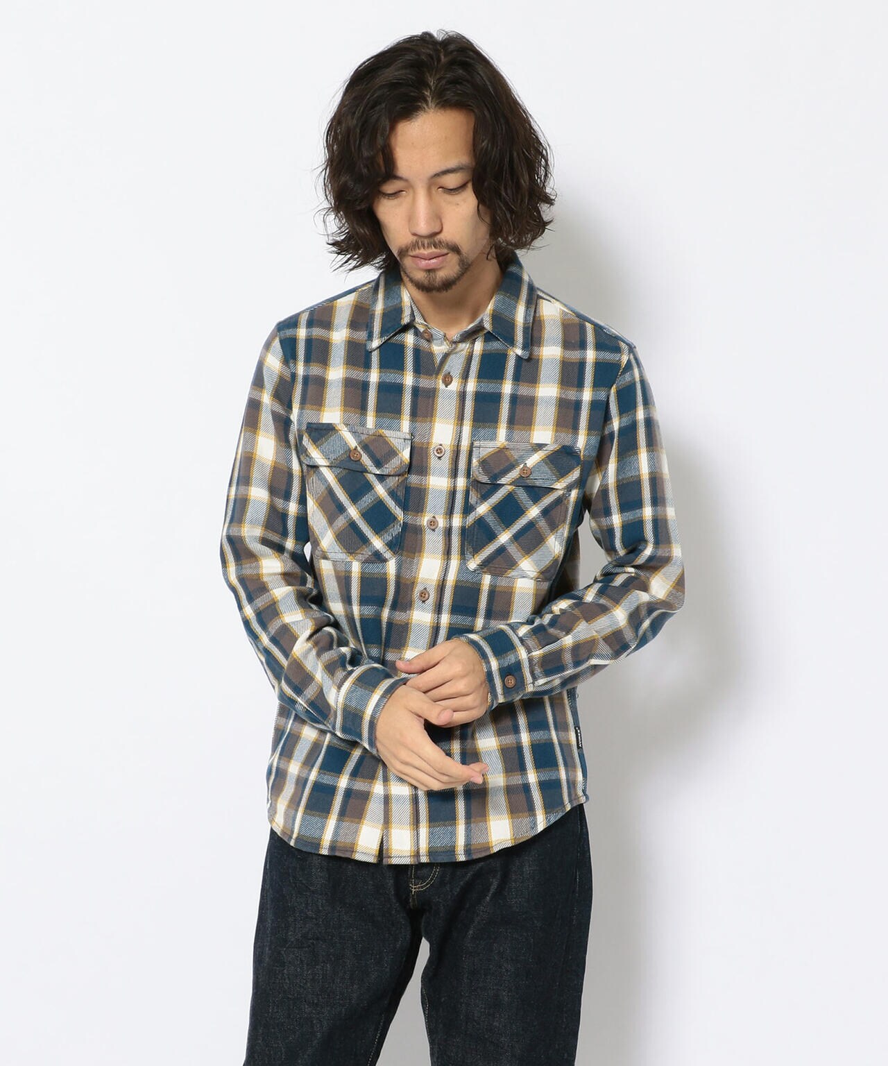【DAILY/デイリー】 コットン フランネルシャツ/COTTON FLANNEL SHIRT