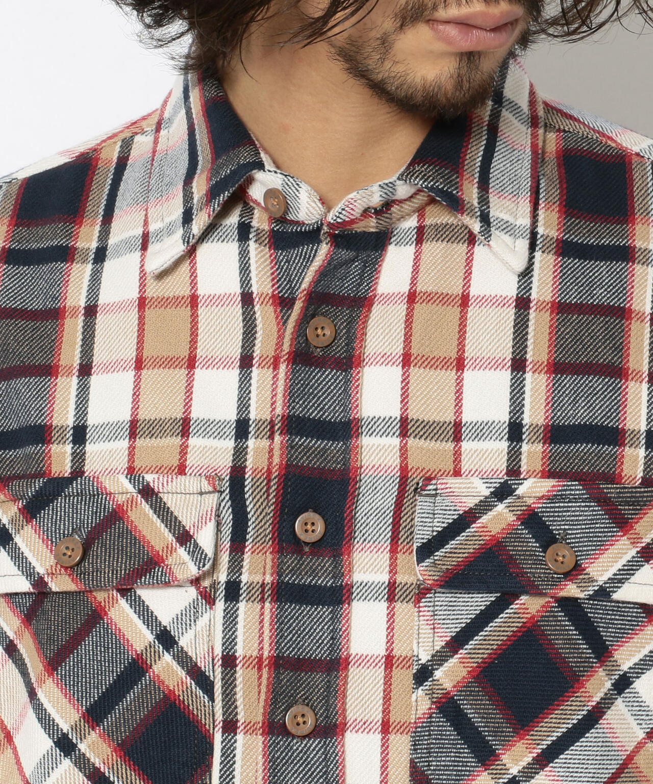 【DAILY/デイリー】 コットン フランネルシャツ/COTTON FLANNEL SHIRT