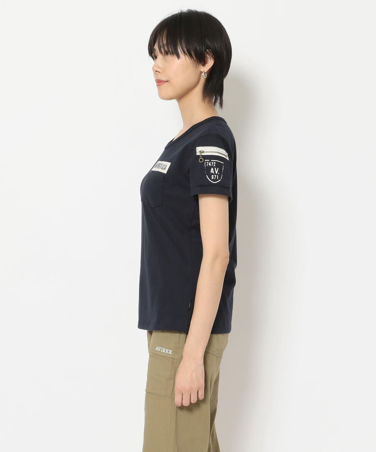 【WEB限定】ファティーグVネックティーシャツ/ FATIGUE V-NECK T-SHIRT