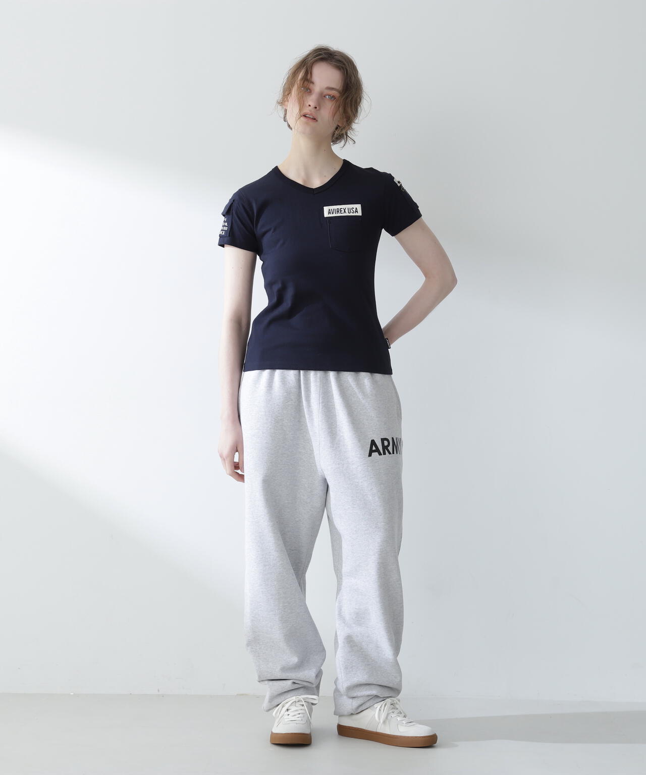 【WEB限定】ファティーグVネックティーシャツ/ FATIGUE V-NECK T-SHIRT