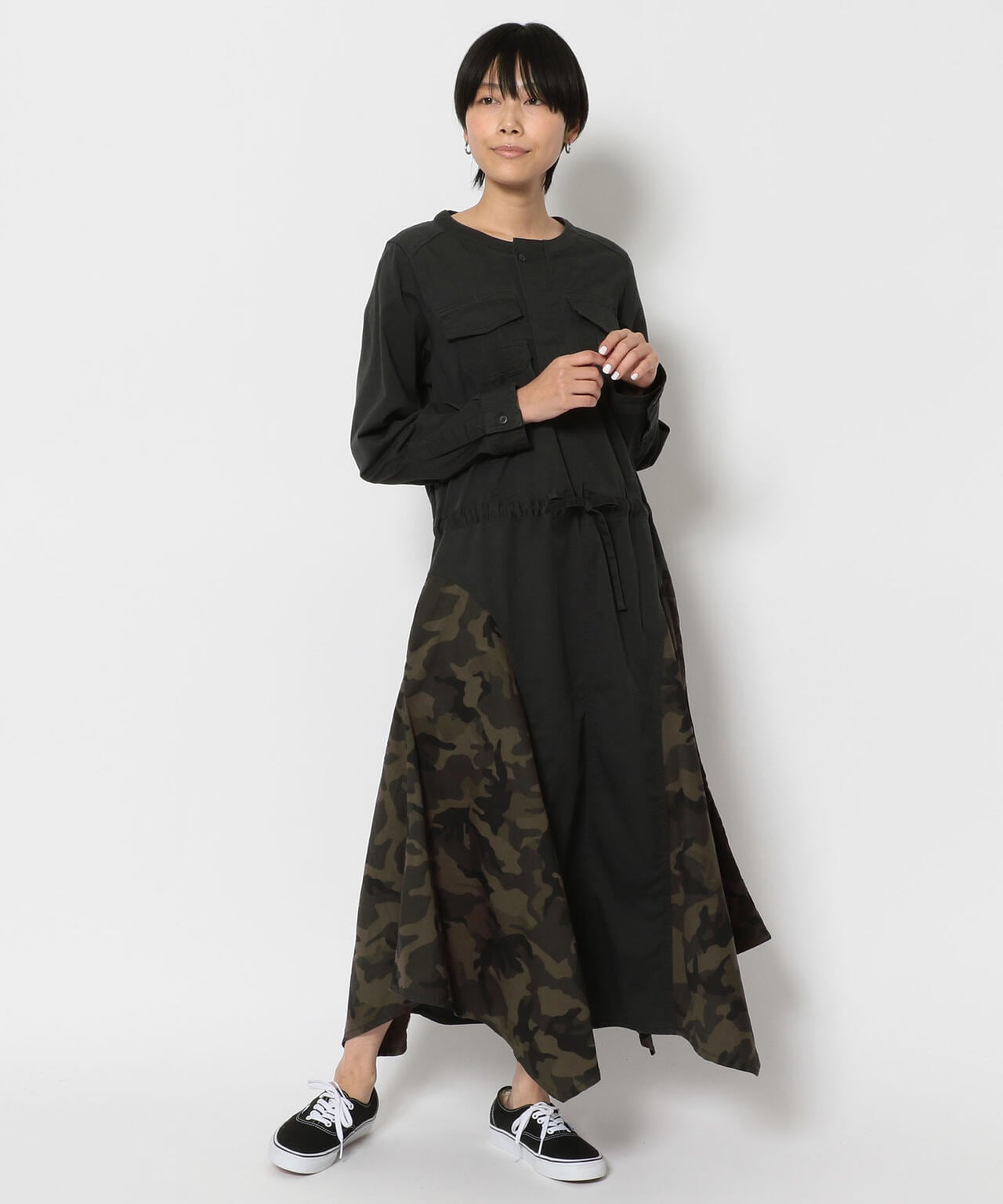 カモコンビ マーメイドライン ワンピース/ CAMO COMBI MERMAID LINE ONEPIECE