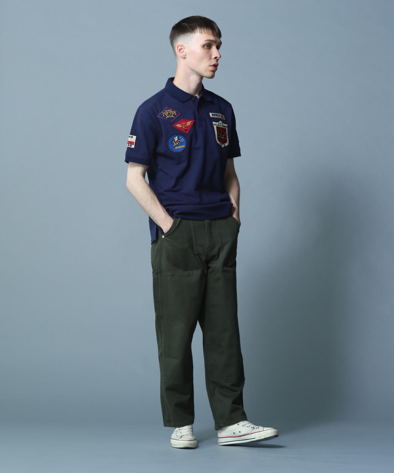 WEB&DEPOT限定》TOP GUN POLO SHIRT/トップガン ポロシャツ