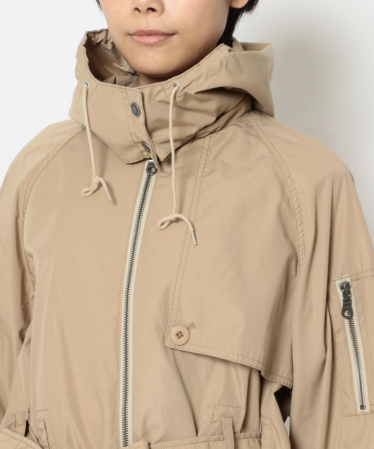 スタンドシェル ロングジャケット/ STAND SHELL LONG JACKET