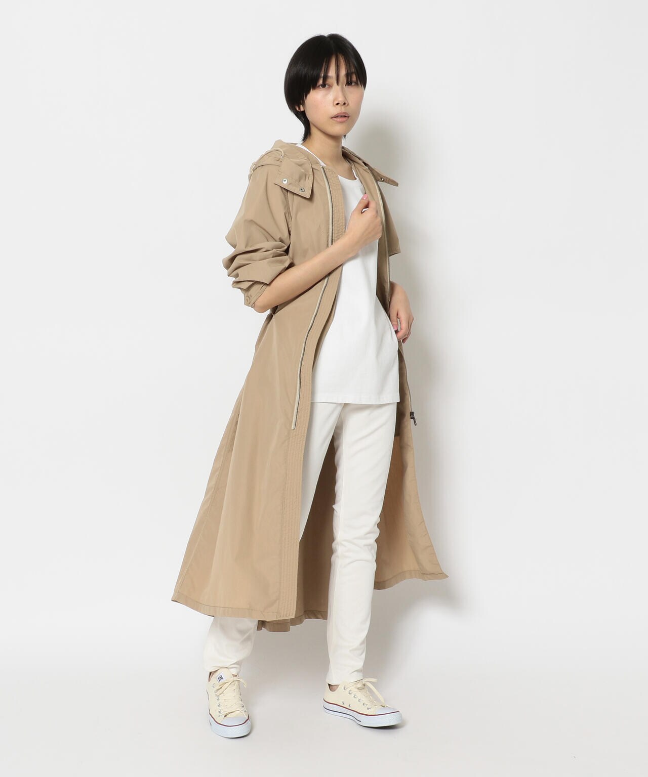スタンドシェル ロングジャケット/ STAND SHELL LONG JACKET