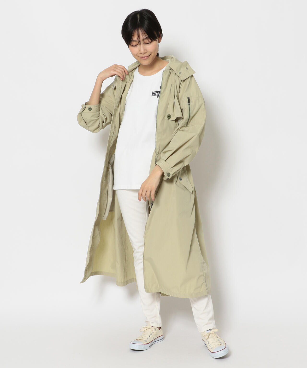 スタンドシェル ロングジャケット/ STAND SHELL LONG JACKET