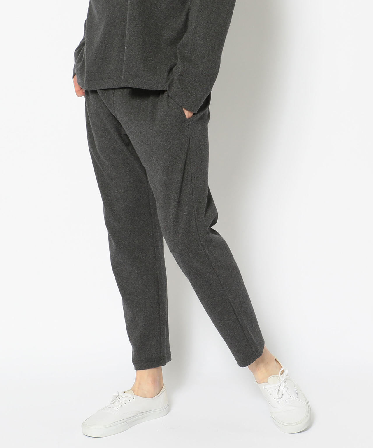 【みさき】 ポケットロゴテープリブウールイージーパンツ DAILY/デイリー】リブ イージー パンツ/RIB EASY PANT/AVIREX | AVIREX
