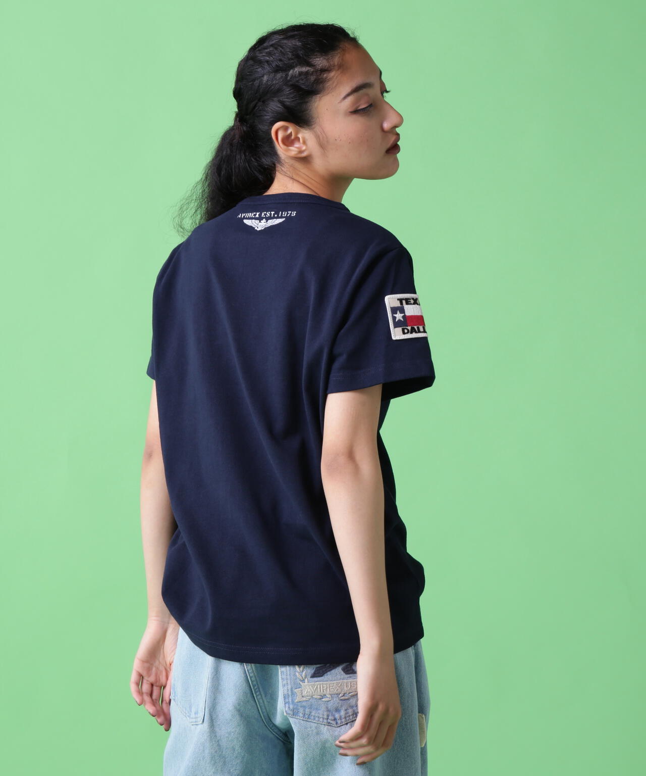 【WEB&DEPOT限定】ユニセックス　トップガン ワッペン Tシャツ/TOP GUN WAPPEN T-SHIRT