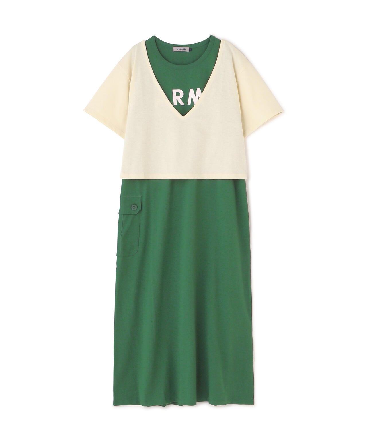 【直営店限定】2WAY SET CARGO ONEPIECE/ 2ウェイセットカーゴワンピース