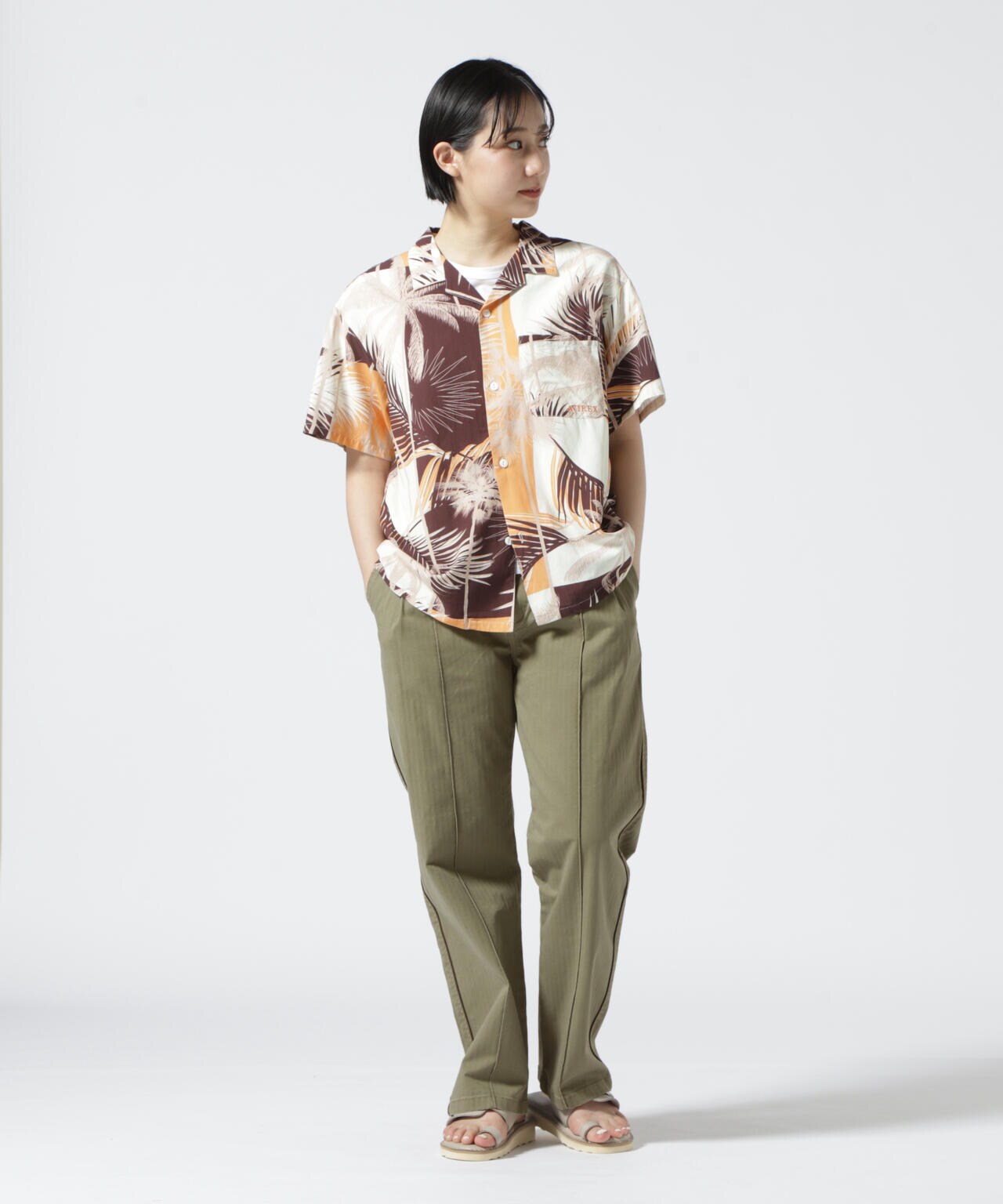 MINI HERINBONE TROUSER PANTS/ ミニヘリンボーントラウザーパンツ