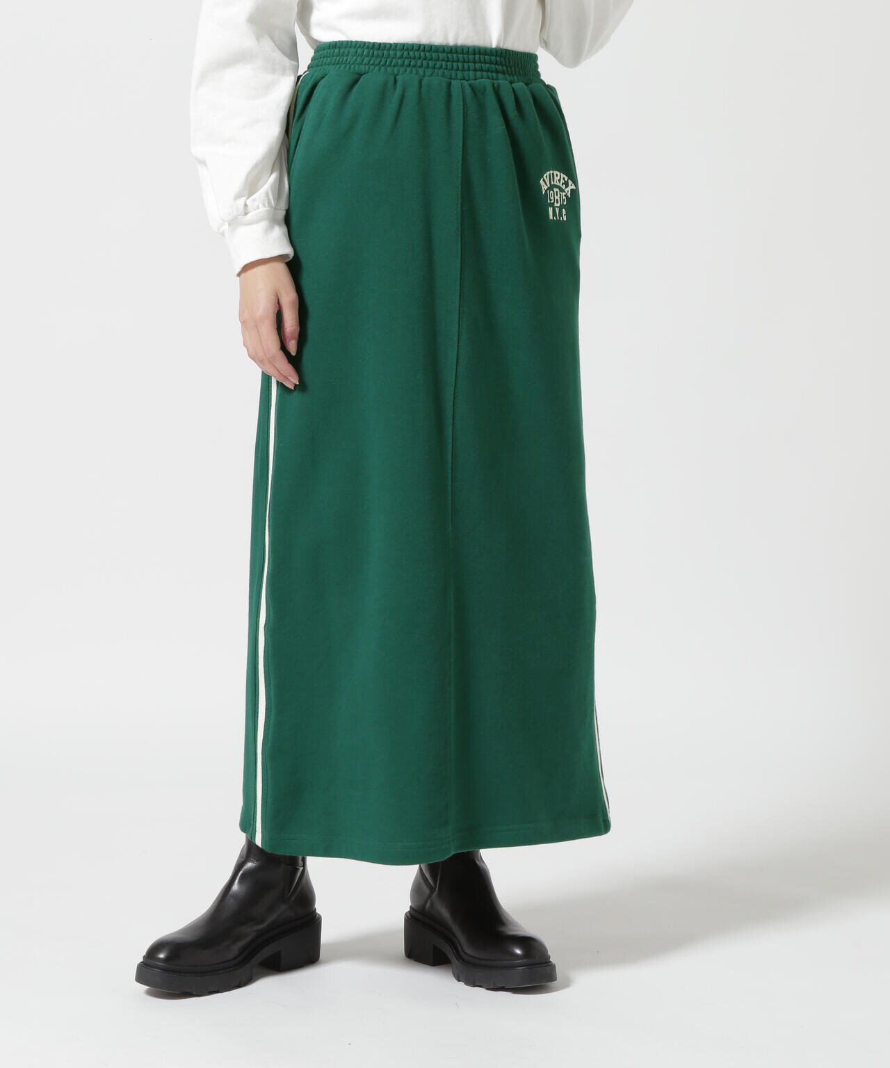 ≪WEB&DEPOT限定≫SWEAT PATCH SKIRT/ スウェットパッチスカート