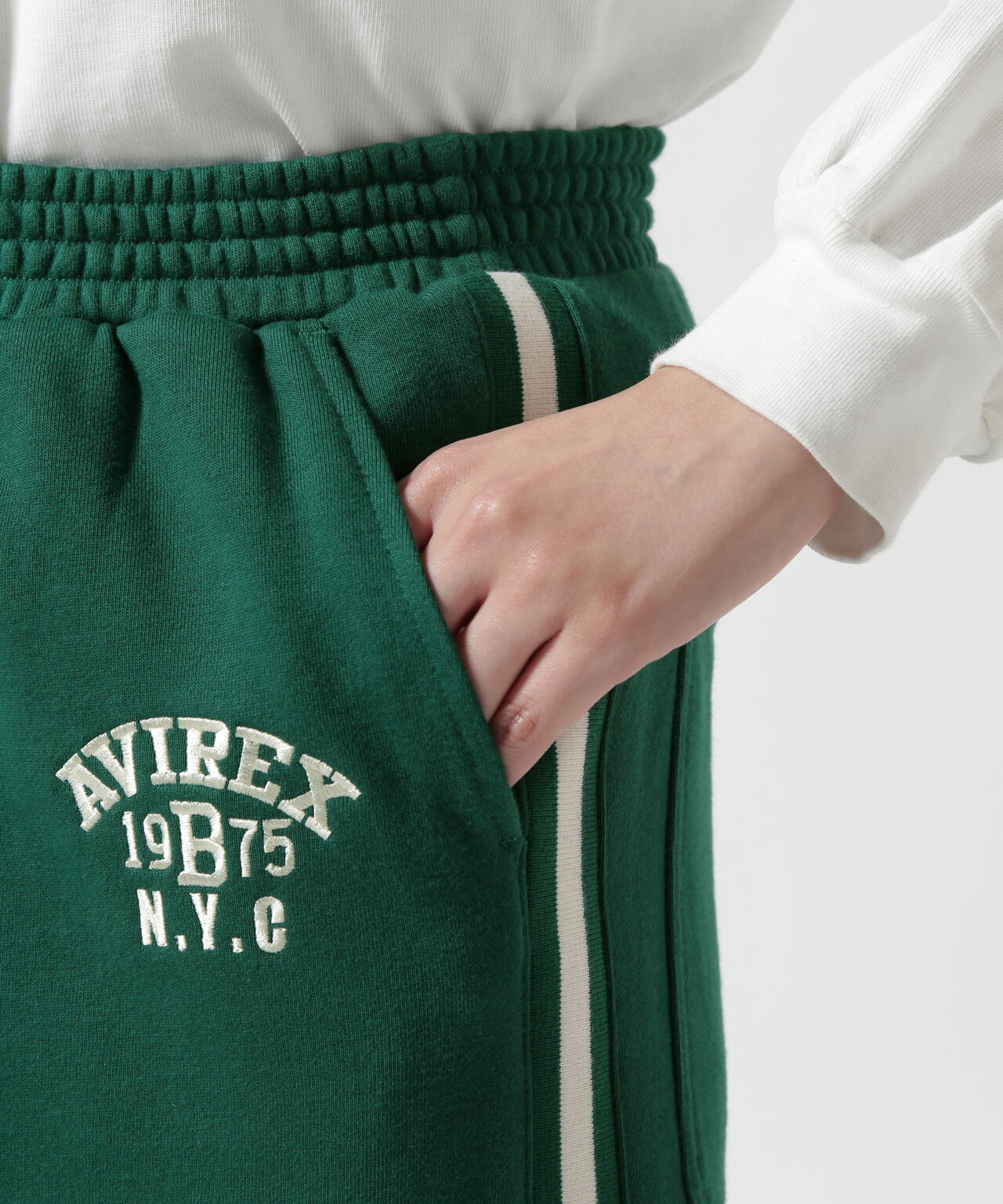 ≪WEB&DEPOT限定≫SWEAT PATCH SKIRT/ スウェットパッチスカート