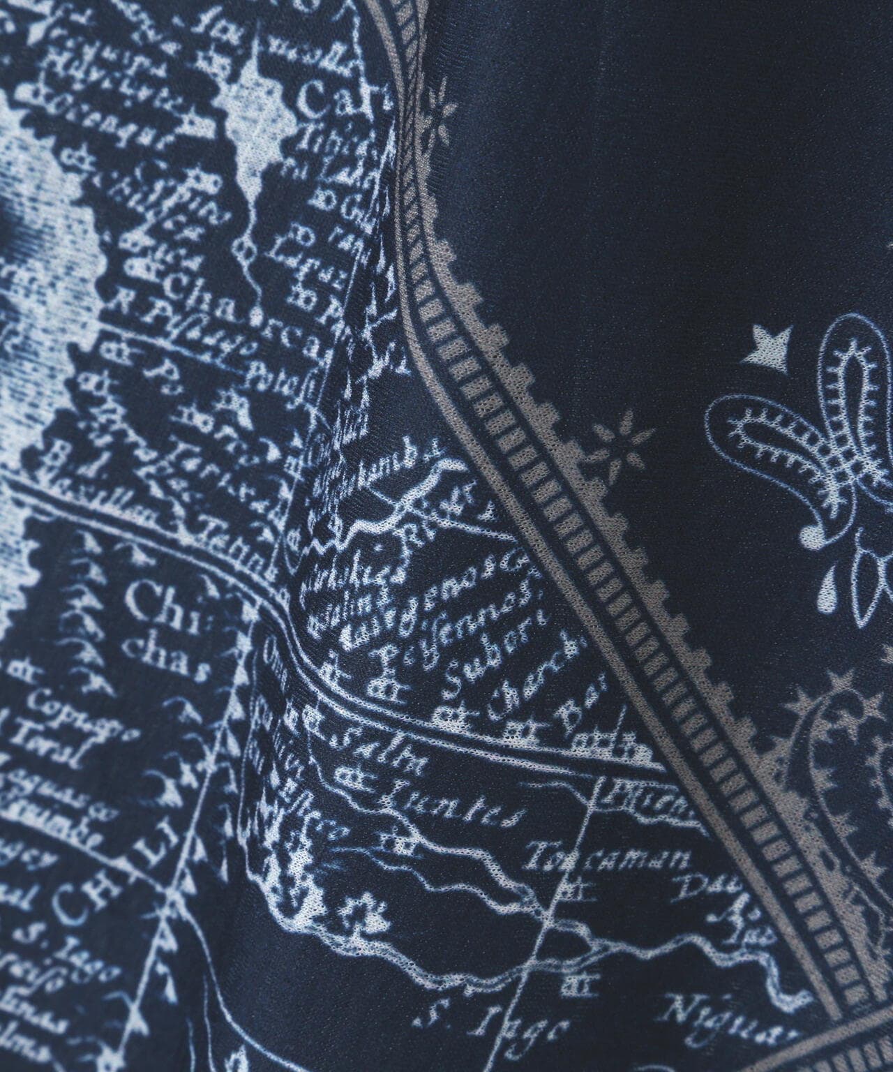 直営店限定/ BANDANA CHART MIX CUT SHIRT/ バンダナチャートミックスカットシャツ