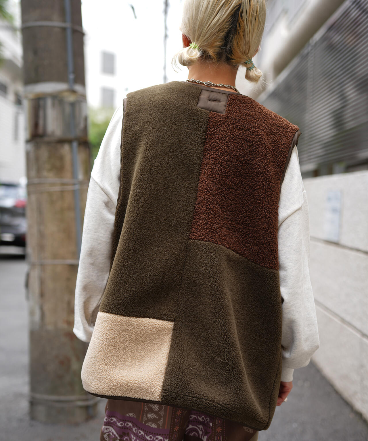 MULTI DECK JACKET WITH BOA VEST/ マルチデッキジャケットウィズボアベスト