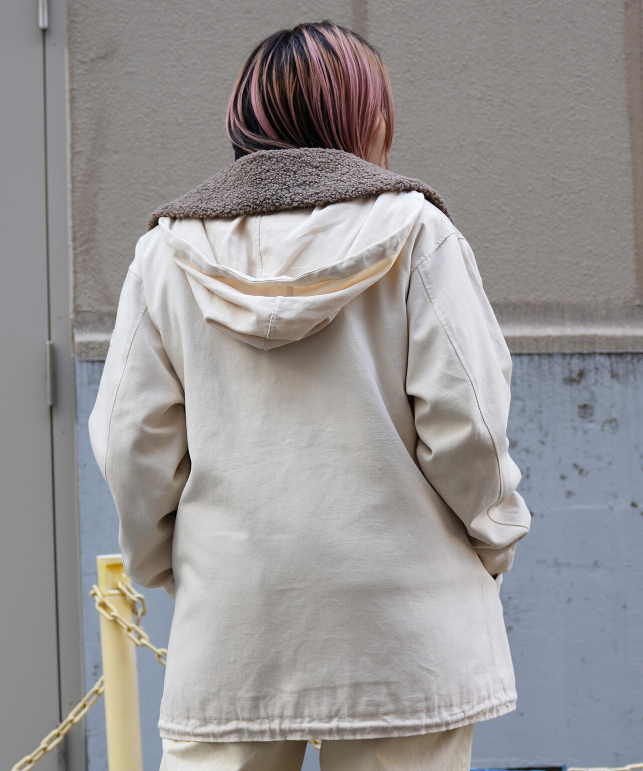 MULTI DECK JACKET WITH BOA VEST/ マルチデッキジャケットウィズボアベスト
