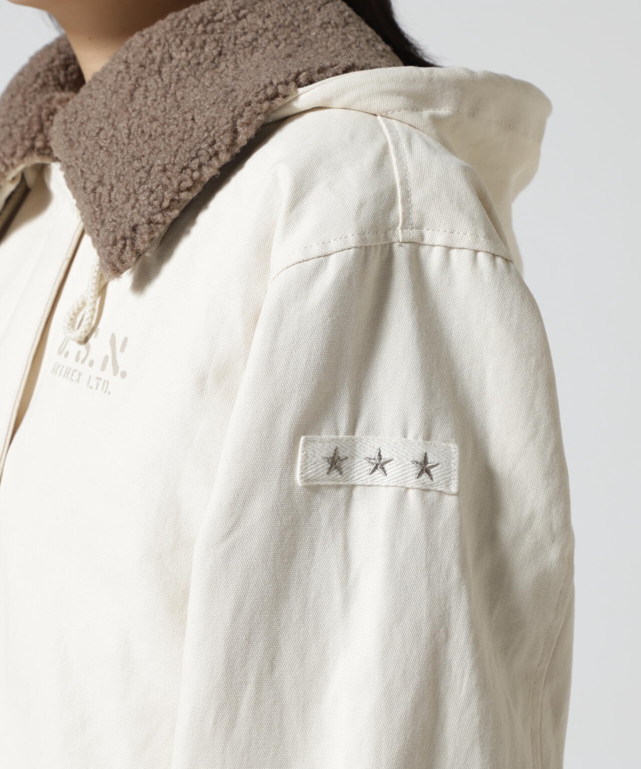 MULTI DECK JACKET WITH BOA VEST/ マルチデッキジャケットウィズボアベスト