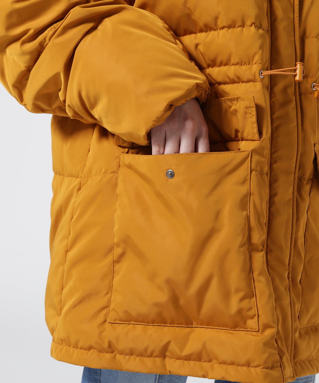 ≪直営店限定≫WEST DRAWSTRING DOWN JACKET/ ウエストドローストリング ダウンジャケット