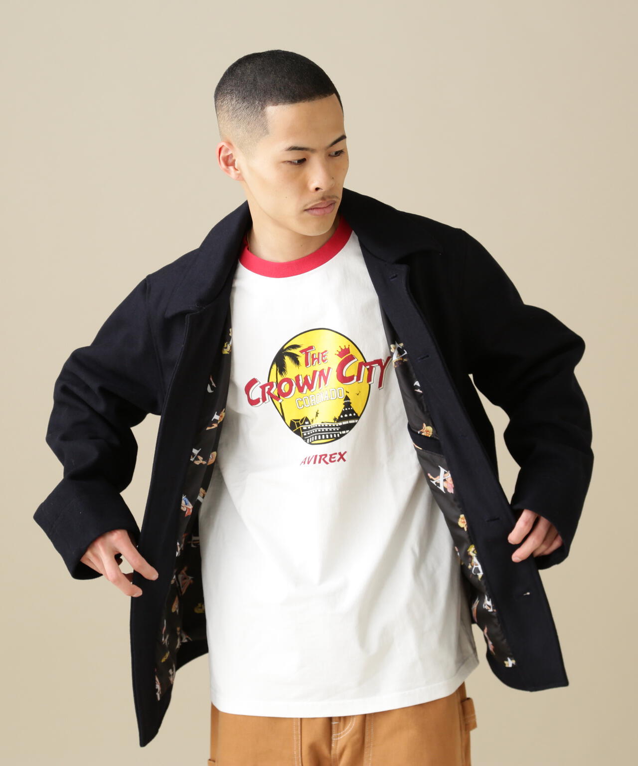 WEB限定》WOOL CAR COAT / ウール カーコート | AVIREX