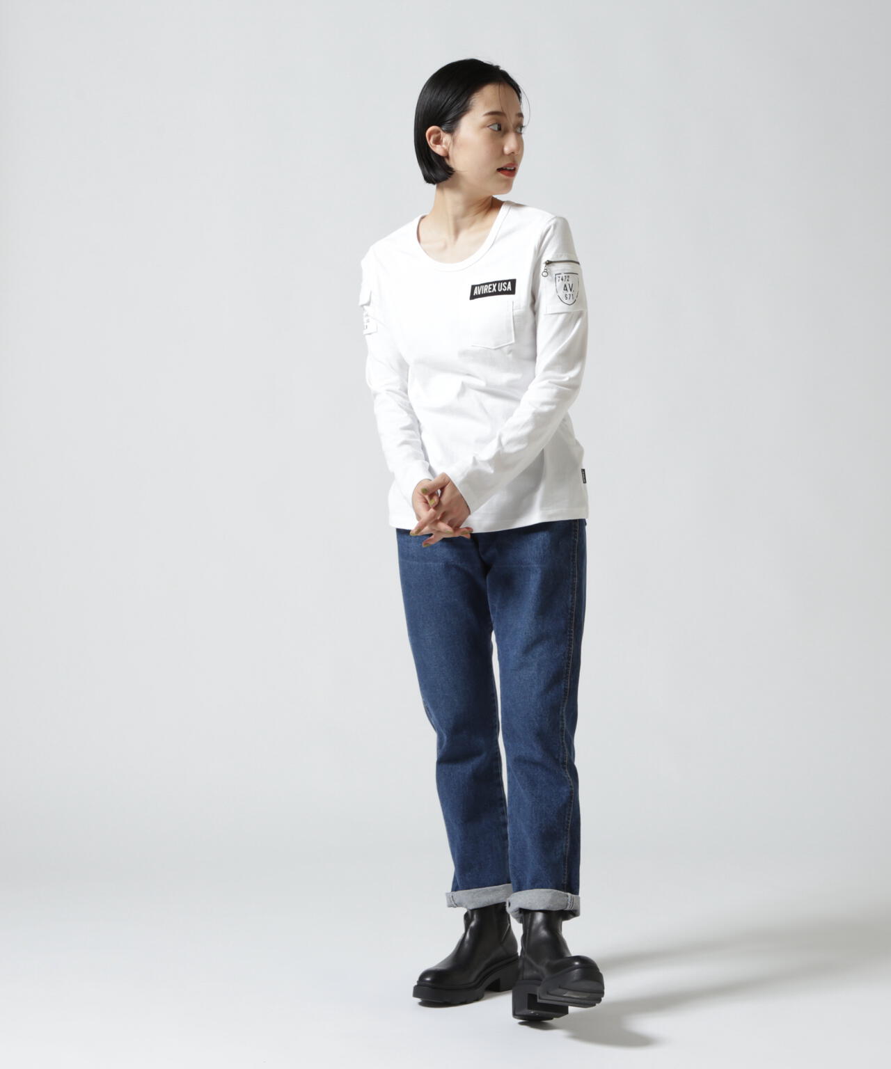 167cm 着用サイズ：L