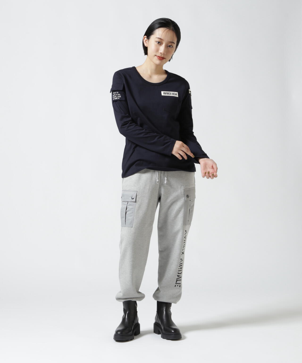 167cm 着用サイズ：L