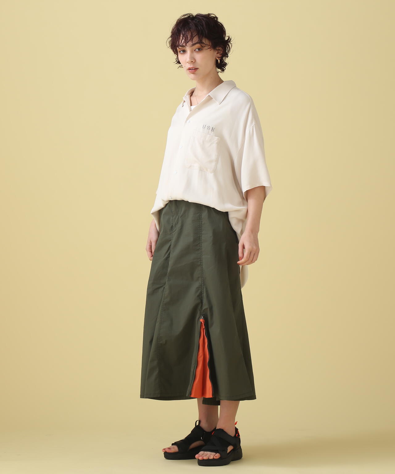 MILITARY HUNTING MERMAID SKIRT/ ミリタリーハンティングマーメイドスカート