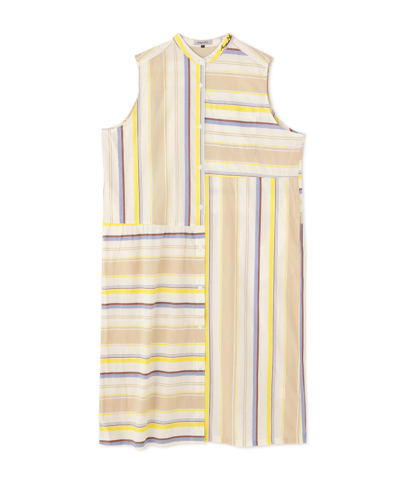 《WEB&DEPOT限定》MULTI STRIPE ONEPIECE/ マルチ ストライプ ワンピース