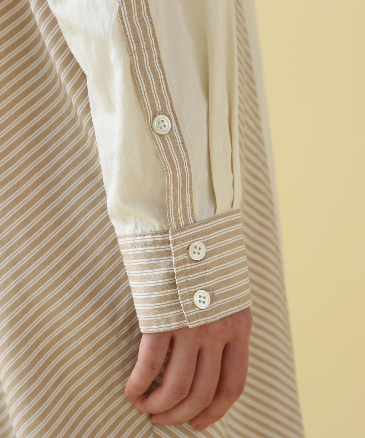 STRIPE SHIRT ONEPIECE/ ストライプシャツワンピース