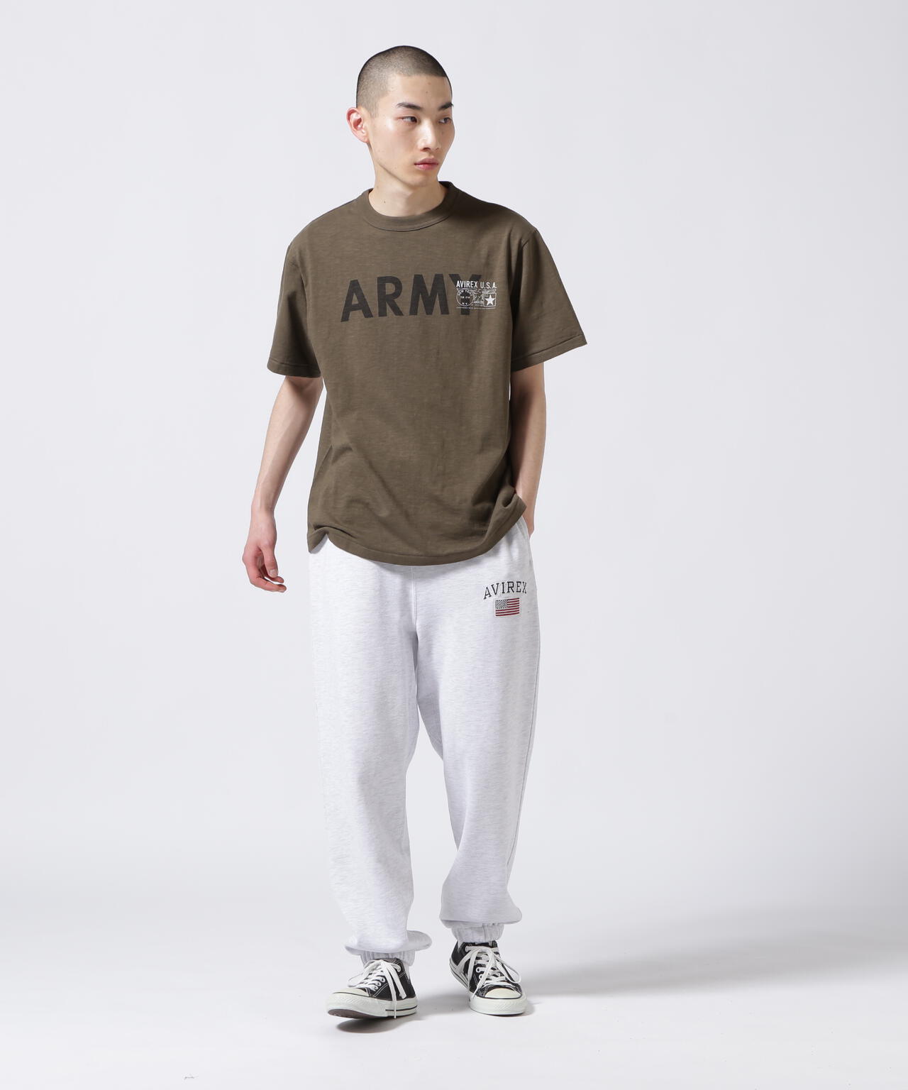 ARMY TRAINING T-SHIRT/アーミー トレーニング Tシャツ /AVIREX /アヴィレックス