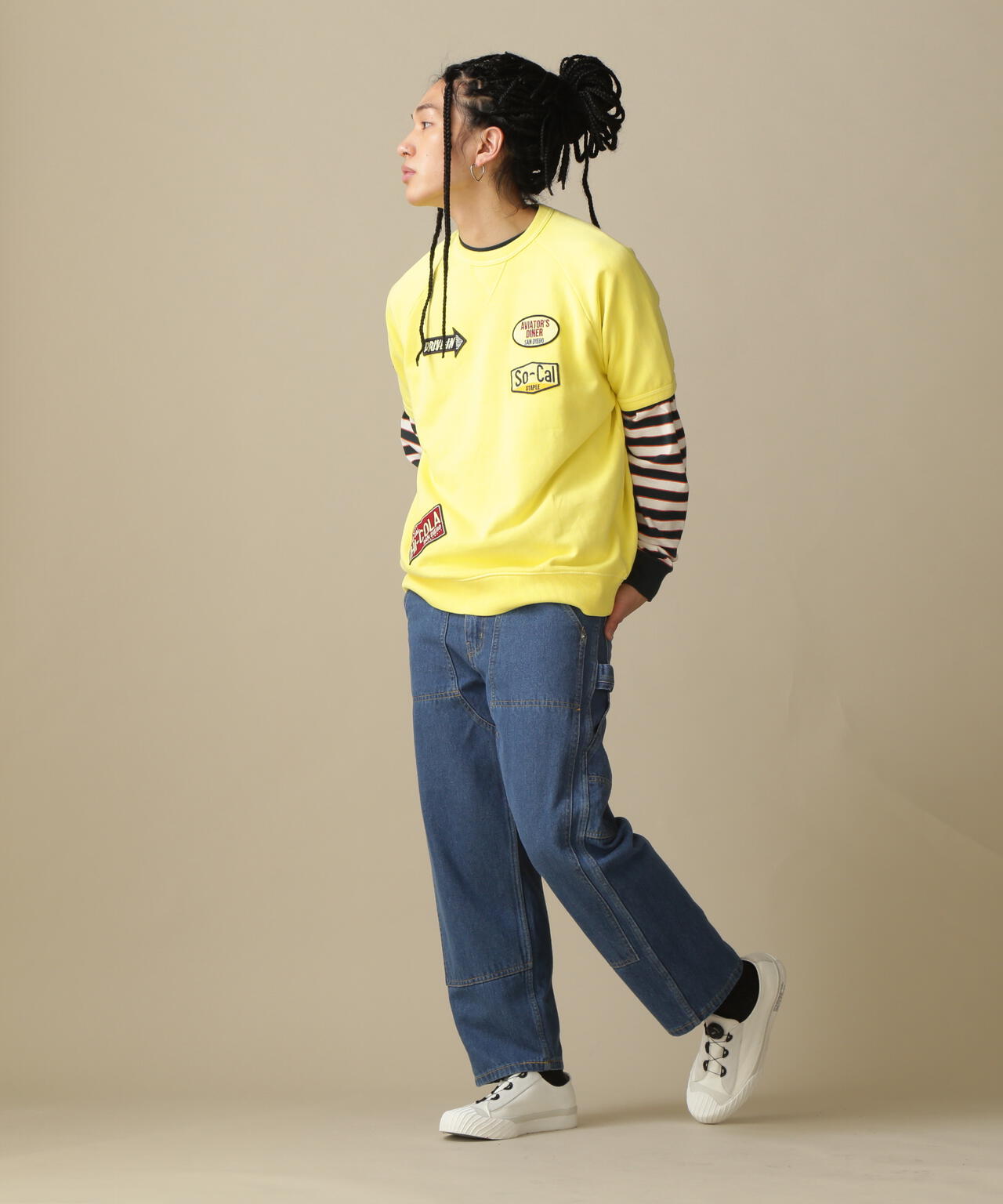 WEST COAST FADE WASH S/S SWEAT / ウエスト コースト フェイドウォッシュ 半袖 スウェット