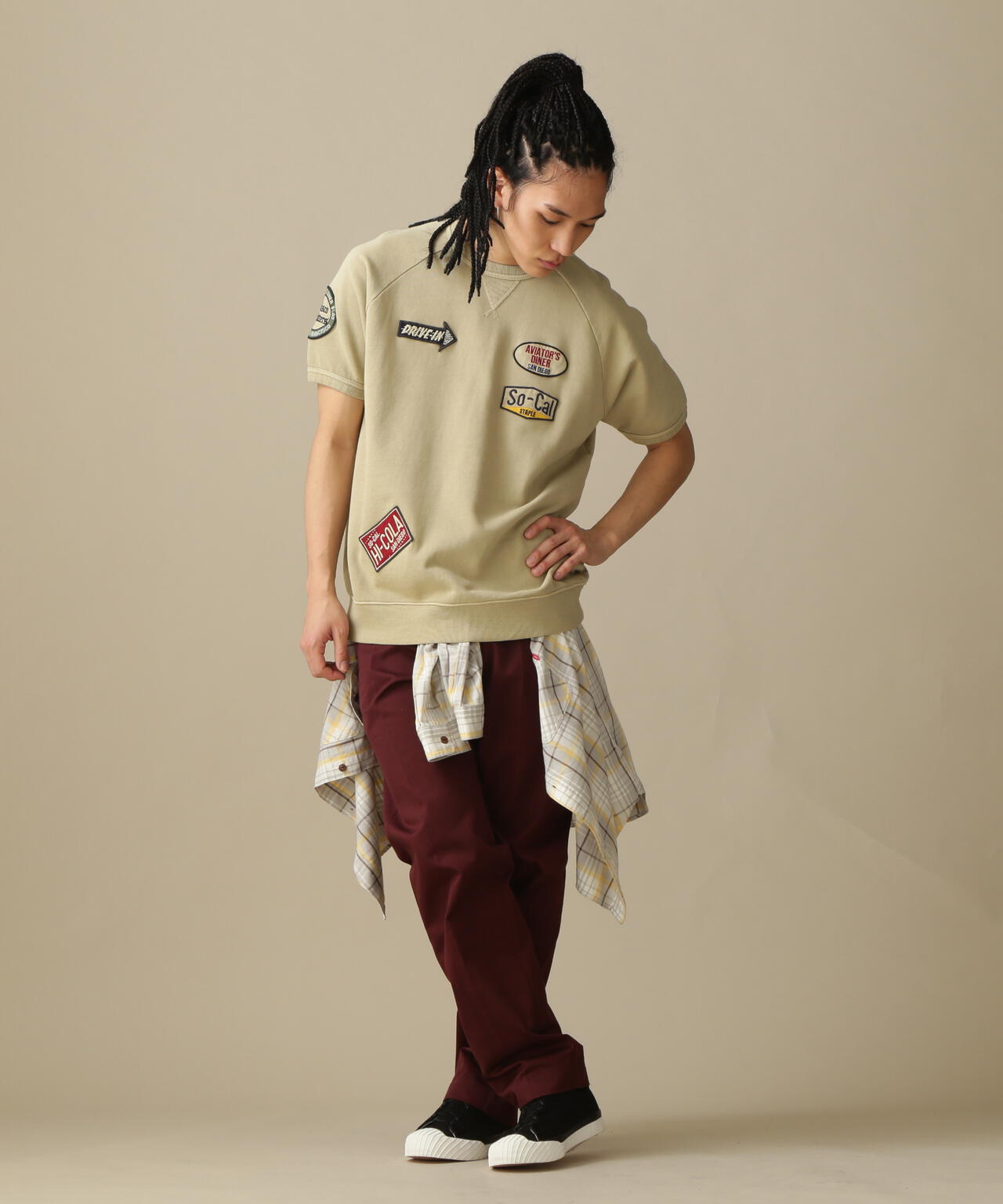 WEST COAST FADE WASH S/S SWEAT / ウエスト コースト フェイドウォッシュ 半袖 スウェット