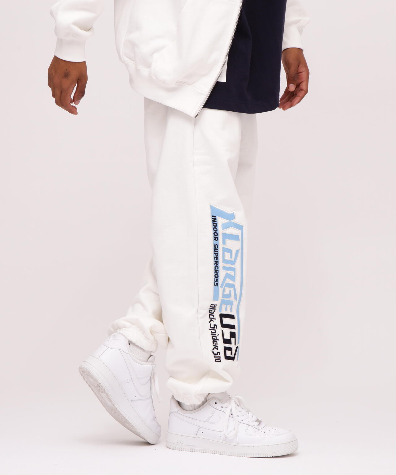 AVIREX × XLARGE》SWEAT PANTS BLACK SPIDER / スウェットパンツ