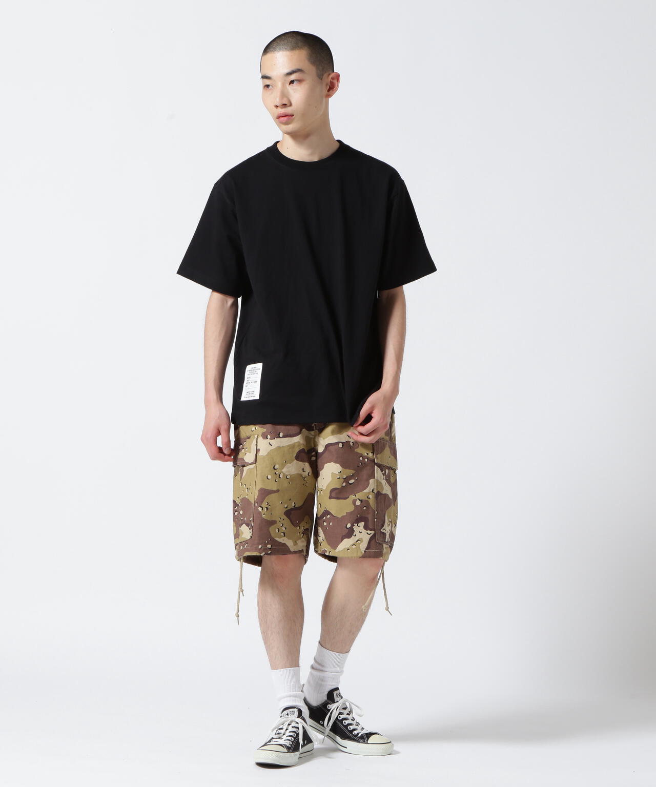 いーさま専用 希少 AVIREX アビレックス ショートパンツ やぎ革 AVIREX ジーンズ LEATHER PATCH DENIM SHORTS / レザーパッチ