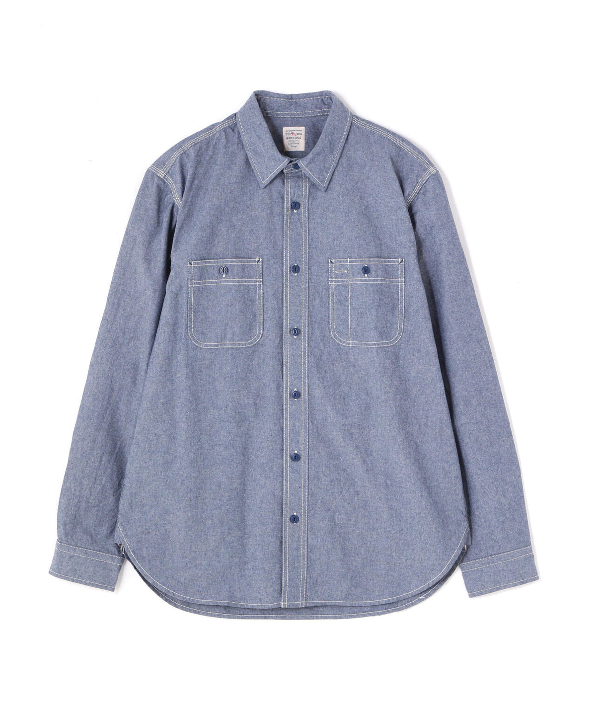 DAILY/デイリー》BASIC CHAMBRAY LONG SLEEVE SHIRT / 長袖 ベーシック 