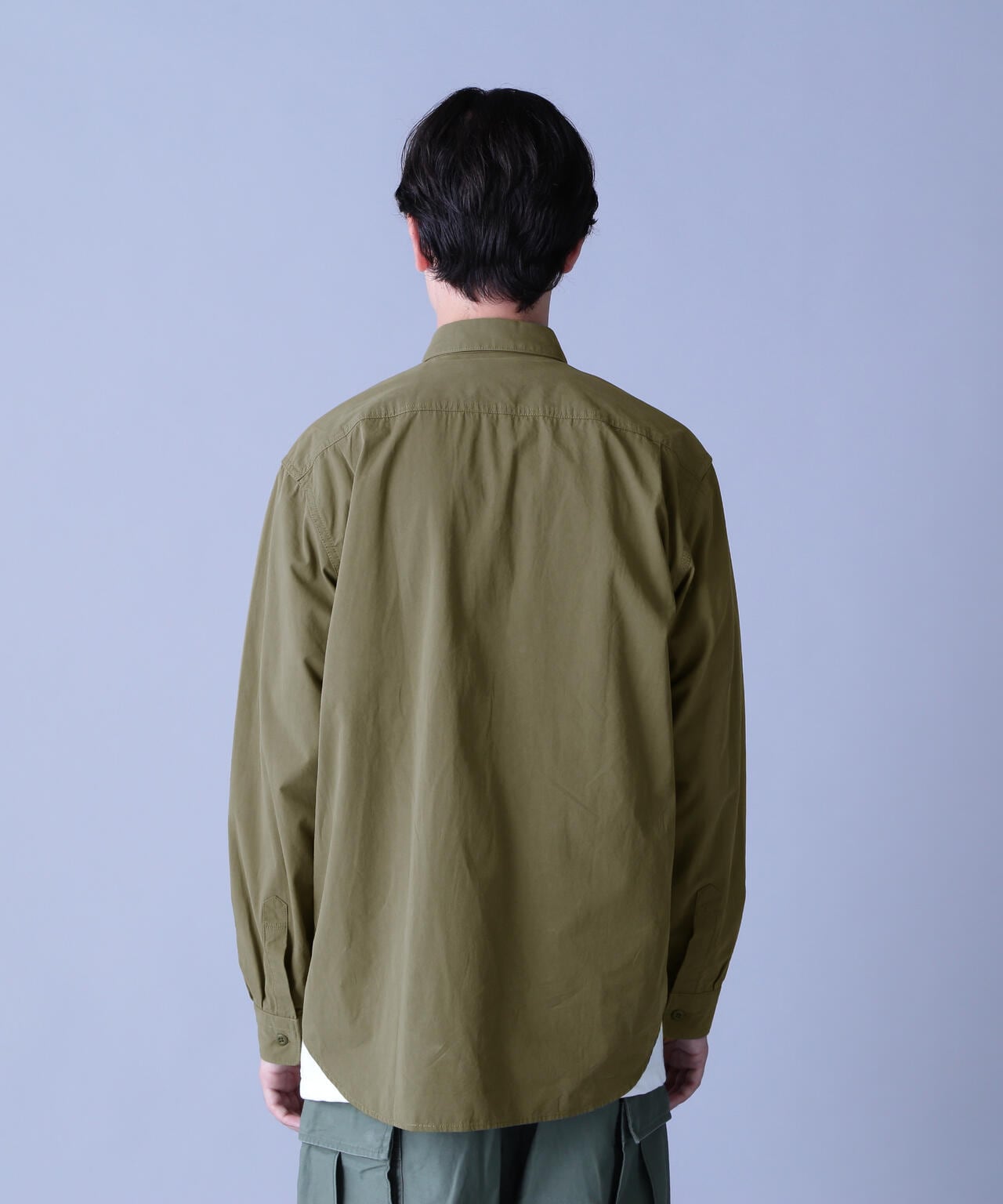 BASIC ARMY POPLIN L/S SHIRT / ベーシック アーミー ポプリン 長袖